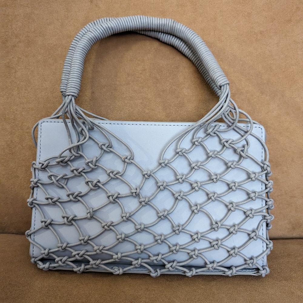 J Crew leather Sedona Mermaid purse